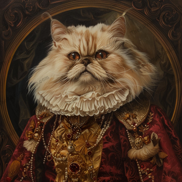 Regal Cat Portrait AI MidJourney Image Prompt, 8966 Animals, midjourney, regal, cat, portrait, royal, elegant, noble, luxurious, clothing, ornate, grand, majestic, feline, dignified, decorative, artistic, sophisticated, vintage, classic, royalty, detailed, Midjourney, Ai, Ai Image Prompt, Image Prompt, Prompt