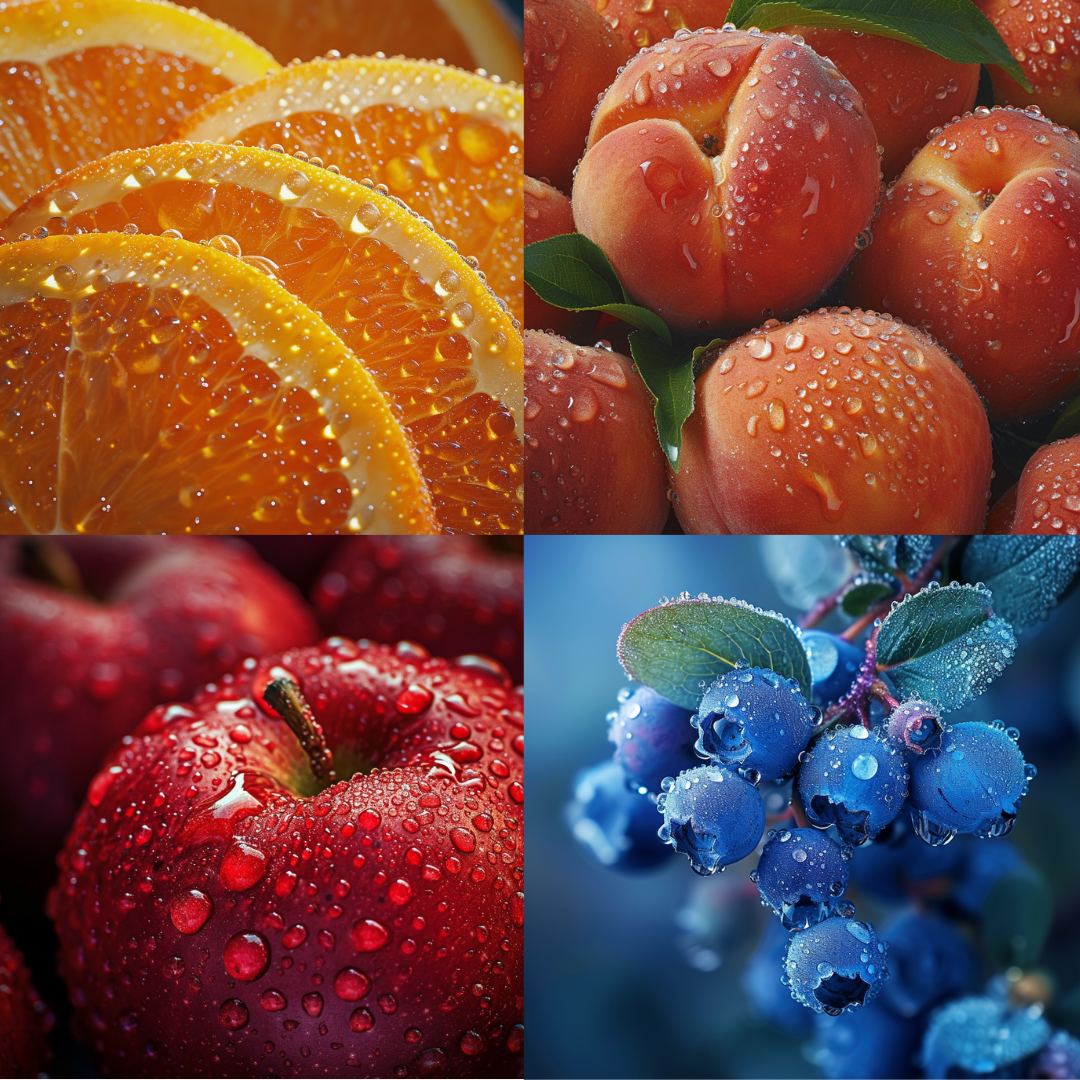 Dew-kissed Freshness AI MidJourney Image Prompt, Food, 4262