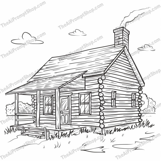 Country Scenery Coloring Page AI MidJourney Image Prompt, 9124 Coloring Pages, midjourney, coloring page, country scenery, stone bridge, medieval tower, windmill, wooden cabin, detailed background, line work, picturesque landscape, printable coloring sheet, stress relief, art therapy, adult coloring book, kids coloring, rustic charm, nature, outdoor, architecture, relaxation, creative activity, Midjourney, Ai, Ai Image Prompt, Image Prompt, Prompt