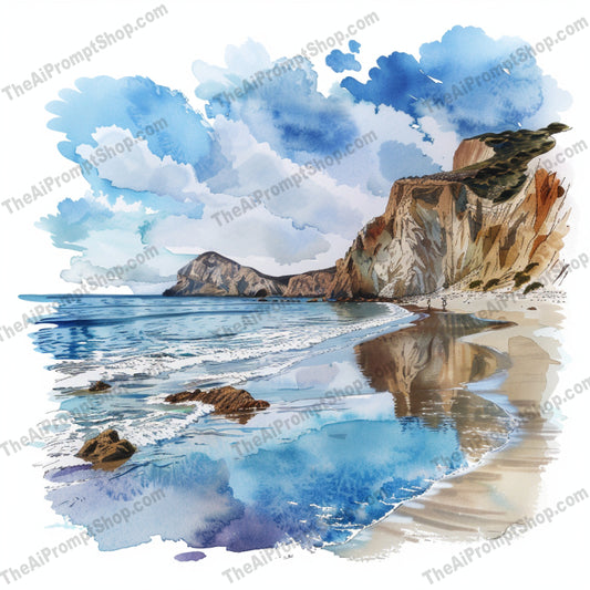 Beautiful Landscapes AI MidJourney Image Prompt, 9272 Landscapes & Paintings, midjourney, watercolor, landscape, beach, desert, vineyard, nature, scenery, painting, art, colorful, scenic, outdoor, beautiful, tranquil, serene, majestic, watercolor painting, nature art, landscape art, detailed, Midjourney, Ai, Ai Image Prompt, Image Prompt, Prompt