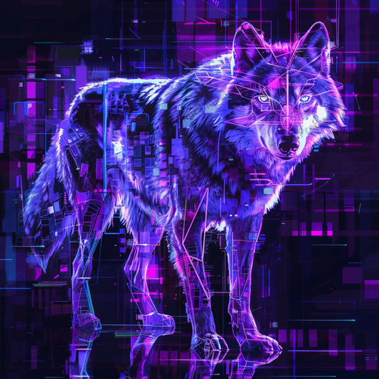 Neon Glitch Animals AI MidJourney Image Prompt, 8774 Animals, midjourney, neon, glitch, animals, digital, futuristic, vibrant, luminescent, art, modern, edgy, neon lights, urban, contemporary, wildlife, electronic, cyber, cool, stylized, artistic, trendy, Midjourney, Ai, Ai Image Prompt, Image Prompt, Prompt