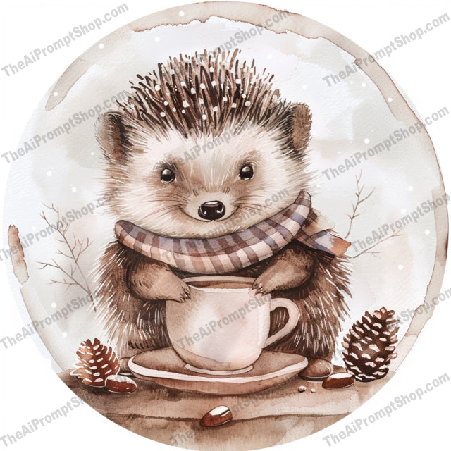 Woodland Winter Animals AI MidJourney Image Prompt, 9067 Animals, midjourney, woodland, winter, animals, rabbit, fox, hedgehog, raccoon, snow, forest, nature, illustration, watercolor, art, cozy, serene, detailed, warm, soft, snowy landscape, peaceful, Midjourney, Ai, Ai Image Prompt, Image Prompt, Prompt