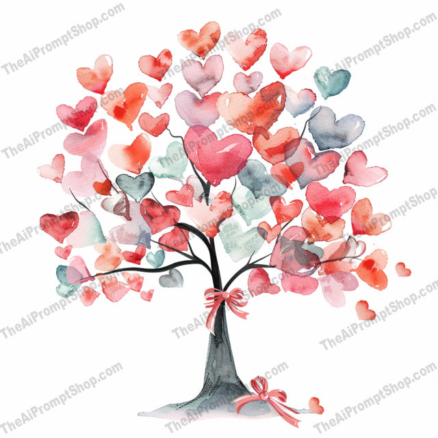 Artistic Fantasy Trees AI MidJourney Image Prompt, 8792 Animals, midjourney, fantasy, tree, artistic, whimsical, clouds, heart-shaped leaves, watercolor, stars, bubbles, vibrant, colors, imaginative, dreamy, magical, enchanting, creative, nature, art, design, mystical, Midjourney, Ai, Ai Image Prompt, Image Prompt, Prompt