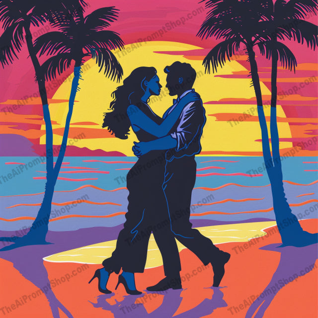 Artistic Dance Romance AI MidJourney Image Prompt, 8333