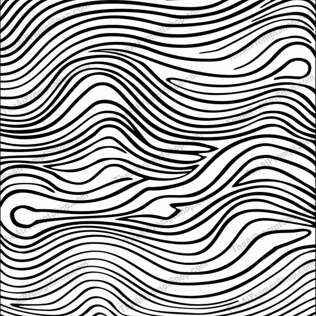 Abstract Line Art AI MidJourney Image Prompt, 8717 Isometrics & Icons, midjourney, abstract, line art, fluid patterns, organic design, intricate lines, decorative art, black and white, modern art, visual art, design element, seamless pattern, dynamic effect, artistic, creative design, elegant lines, minimalistic art, monochrome, fine art, decorative illustration, flowing lines, Midjourney, Ai, Ai Image Prompt, Image Prompt, Prompt