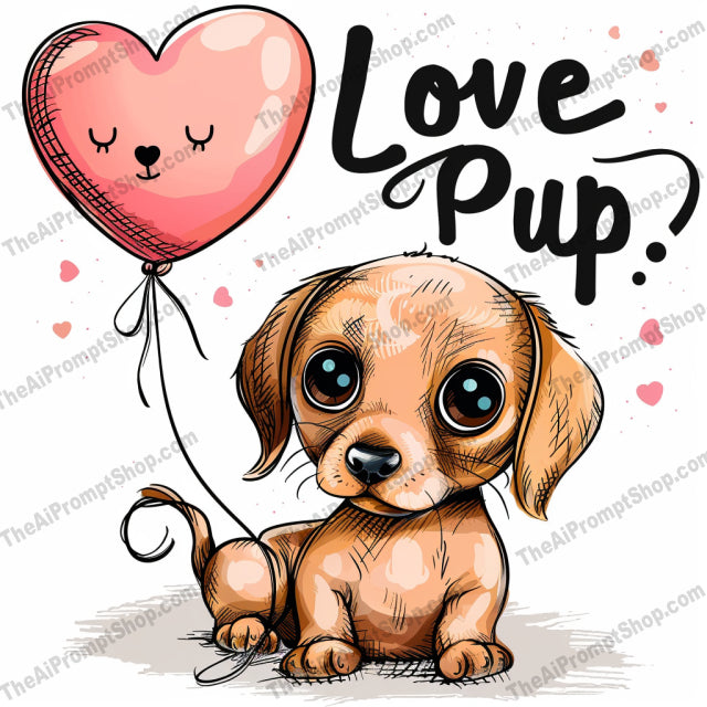 Cute Puppy Cartoon Art AI MidJourney Image Prompt, 8763 Animals, midjourney, cute, puppy, cartoon, dog, illustration, adorable, playful, happy, art, kawaii, animal, breed, sweet, joyful, funny, love, smiling, heartwarming, whimsical, charming, Midjourney, Ai, Ai Image Prompt, Image Prompt, Prompt