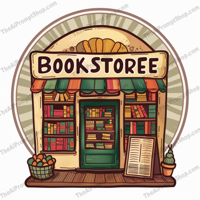 Cute Storefront and Dessert-themed Illustration AI MidJourney Image Prompt, 9565 Stickers, midjourney, cute, storefront, dessert, illustration, playful, colorful, whimsical, charming, creative, fun, bakery, bookstore, ice cream, toy store, cartoon, graphic, design, shop, sweet, food, art, Midjourney, Ai, Ai Image Prompt, Image Prompt, Prompt