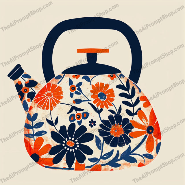 Vintage Floral Charm AI MidJourney Image Prompt, 8020