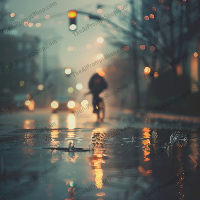 Moody Urban Nights AI MidJourney Image Prompt, 9010 Landscapes & Paintings, midjourney, moody, urban, night, city, streets, neon lights, reflection, wet streets, bokeh, quiet, serene, atmospheric, high-resolution, pavement, evening, soft lights, tranquil, rainy, nightlife, urban beauty, Midjourney, Ai, Ai Image Prompt, Image Prompt, Prompt