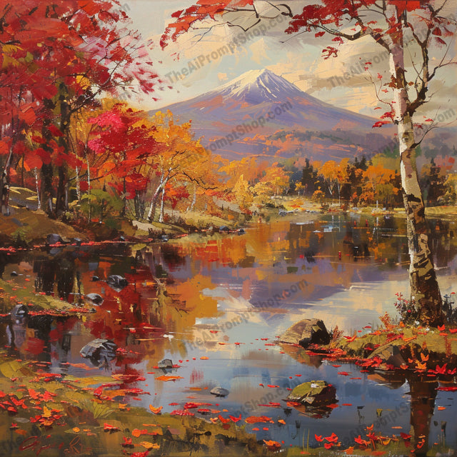 Scenic Landscape Painting AI MidJourney Image Prompt, 9176 Landscapes & Paintings, midjourney, landscape, painting, nature, autumn, lake, mountains, blue sky, sunset, savanna, elephants, valley, stream, dusk, impressionistic, serene, majestic, breathtaking, tranquil, scenic, artwork, Midjourney, Ai, Ai Image Prompt, Image Prompt, Prompt