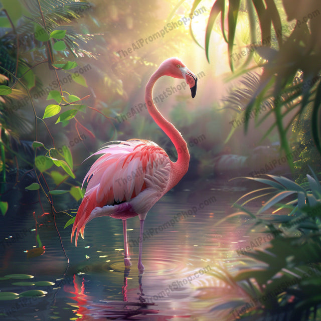 Ethereal Birds Art AI MidJourney Image Prompt, 8374