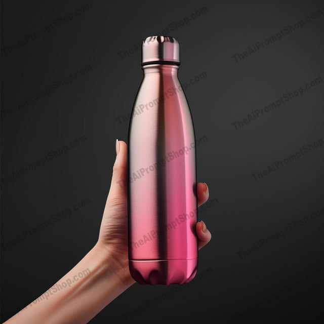 Elegant Water Bottles AI MidJourney Image Prompt, 8797 Food, midjourney, water bottle, hydration, modern design, stylish bottle, functional accessory, eco-friendly, reusable bottle, beverage container, sleek design, fashionable accessory, trendy bottle, metal water bottle, plastic water bottle, glass water bottle, black water bottle, pink water bottle, blue water bottle, transparent bottle, handheld bottle, minimalist design, Midjourney, Ai, Ai Image Prompt, Image Prompt, Prompt