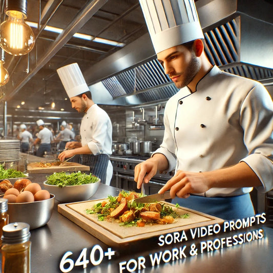 Sora Video Prompts for Work and Professions Scenes — Transform Your Video Editing with Sora AI-Driven prompts Elevate your creative process with our Work… — cover image