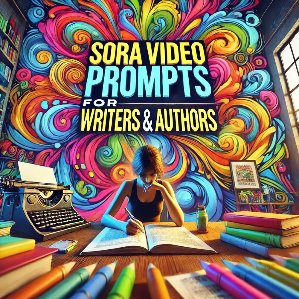 Sora Video Prompts for Writers and Authors — Bring Your Stories to Life with AI-created Writing Scene prompts Discover the perfect tool for… — cover image