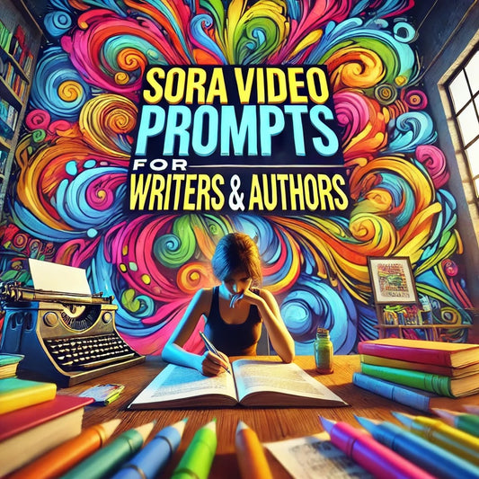 Sora Video Prompts for Writers and Authors — Bring Your Stories to Life with AI-created Writing Scene prompts Discover the perfect tool for… — cover image