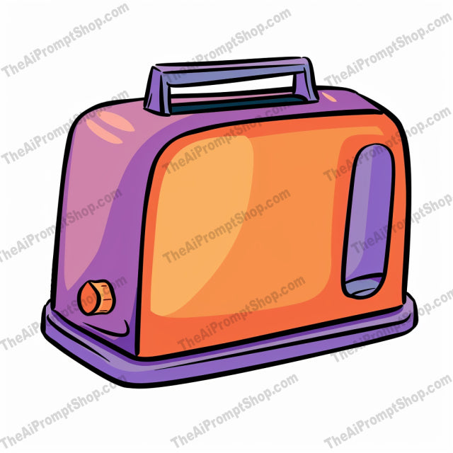 Retro Illustrations AI MidJourney Image Prompt, 9601 — A vibrant and colorful illustration in a retro style, featuring everyday objects such as a… — product preview image 2