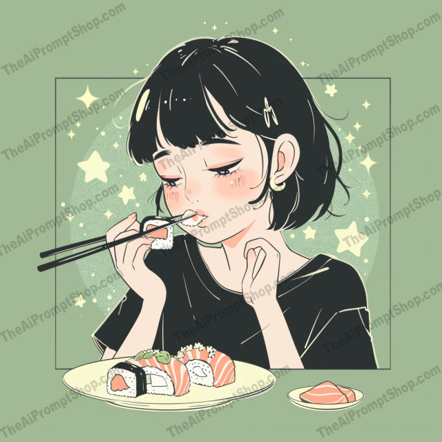 Character Art - Food & Drinks AI MidJourney Image Prompt, 9048 Food, midjourney, character art, food, drinks, bubble tea, ramen, sushi, pastel colors, digital art, cute, anime style, illustration, aesthetic, visual art, meal time, beverages, delightful, adorable, artistic, stylized characters, whimsical, Midjourney, Ai, Ai Image Prompt, Image Prompt, Prompt