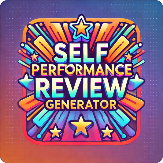 Self-Review GeneratorCareer Development, Chat GPT, Chat GPT Prompts, ChatGPT, ChatGPT Commands, ChatGPT Generator, ChatGPT Prompts, ChatGPT Tools, Performance Review Tool, Professional Growth Tool, Self-Assessment Guide, Self-Review Generator
