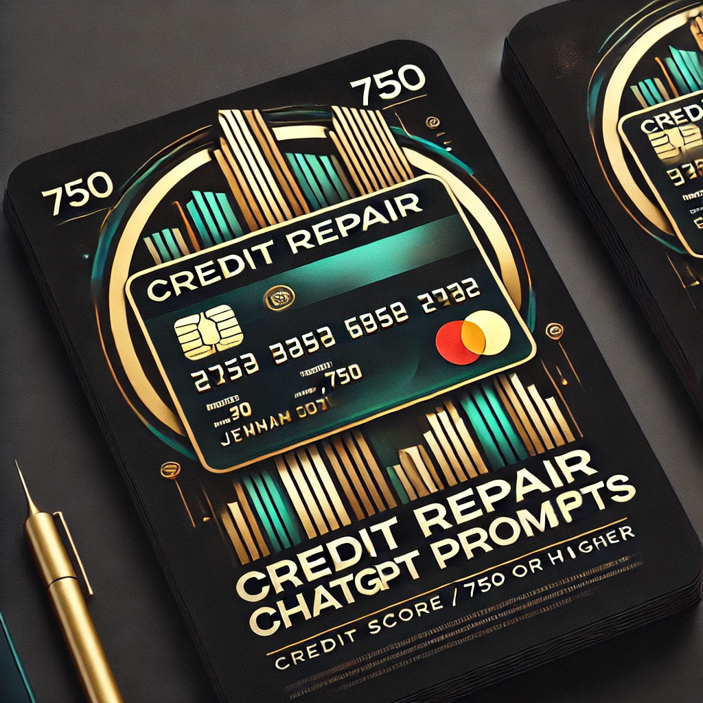 900 ChatGPT Prompts for Credit Repair | 40 Different Topics | AI | Digital Download | Instant Access