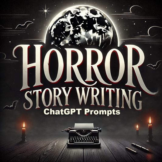 ChatGPT Prompts | Horror Story Writing | AI | Digital Download | Chat GPT Prompts