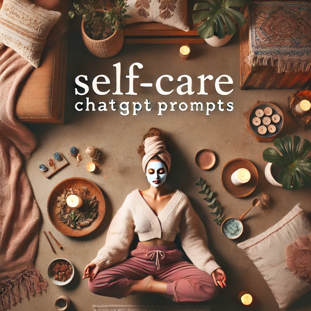 ChatGPT Prompts for Self-Care | 41 Topics | Invest In Yourself | Instant Digital Download