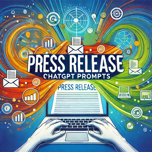 ChatGPT Prompts | Press Releases | AI | Digital Download | Chat GPT Prompts