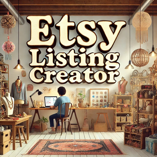 ChatGPT Etsy Listing Generator | Save Time and Boost Rankings with ChatGPT AI-Powered Etsy Listings | Dominate Searches and Increase Salesai, ai prompts, chat gpt, chat gpt prompts, Chat gpt tool, chatgpt, Chatgpt prompts, Chatgpt tool