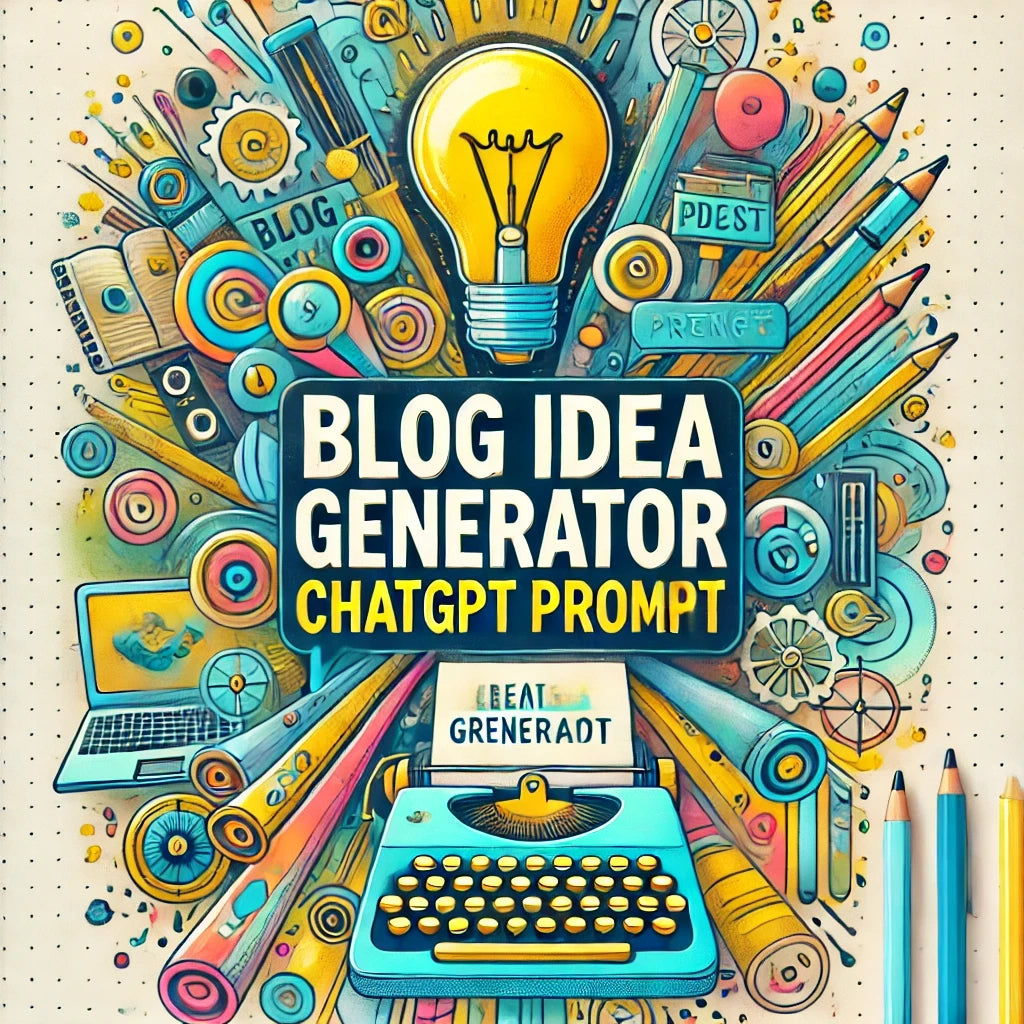 ChatGPT Blog Idea Generator | Blog Better, Faster, Smarter | AI | Digital Download | Instant Access |ai, ai prompts, chat gpt, chat gpt prompts, Chat gpt tool, chatgpt, Chatgpt prompts, Chatgpt tool