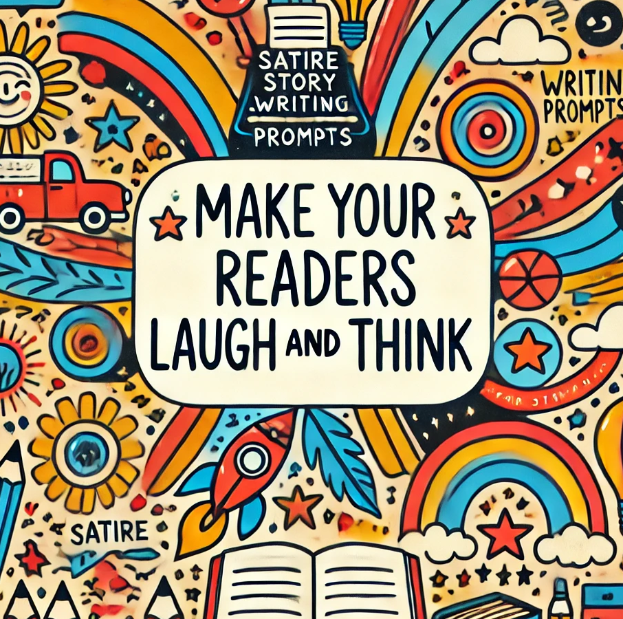 ChatGPT Prompts | Satire Story Writing | AI | Digital Download | Chat GPT Prompts