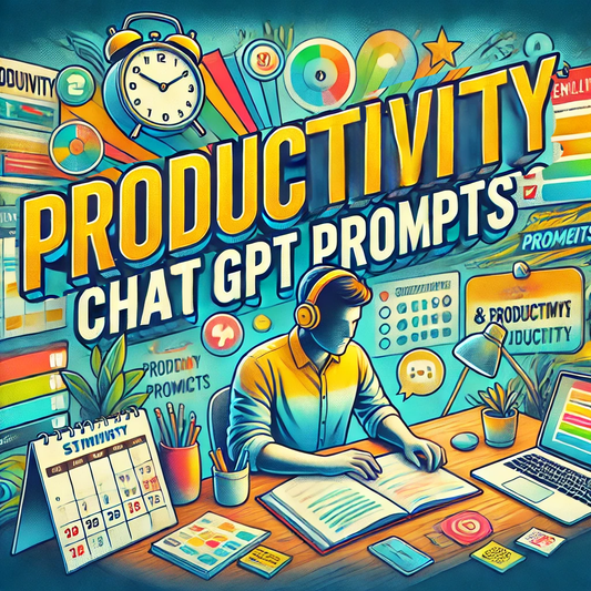 ChatGPT Prompts | Productivity | AI | Digital Download | Chat GPT Prompts