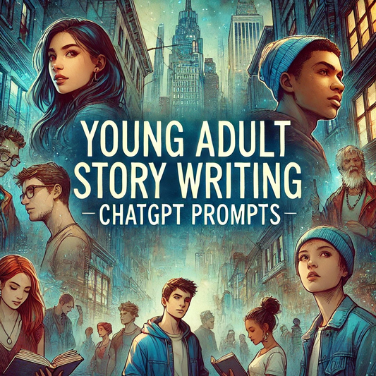 ChatGPT Prompts | Young Adult (YA) Story Writing | AI | Digital Download | Chat GPT Prompts