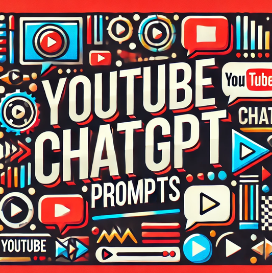 ChatGPT Prompts for YouTube Creators | 55 Different Categories | AI | Digital Download | Instant Access