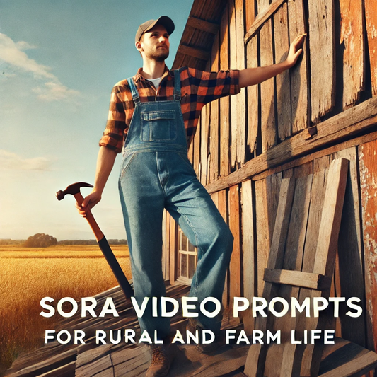 Sora Video Prompts for Rural & Farm Life Scenes