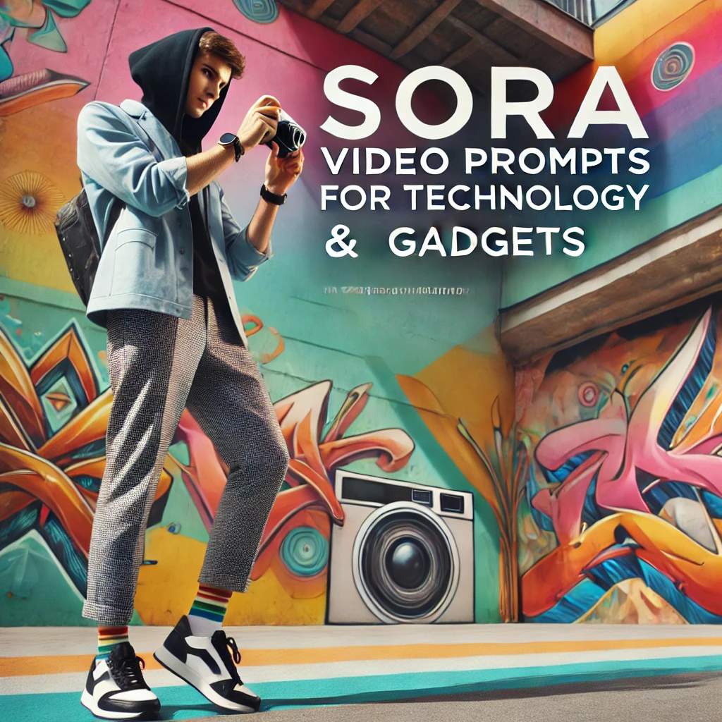 Sora Video Prompts for Technology & Gadgets Scenes