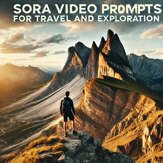 Sora Video Prompts for Travel & Exploration Scenes