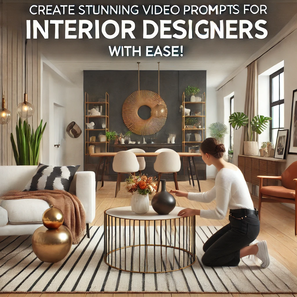 Sora Video Prompts for Interior Designers