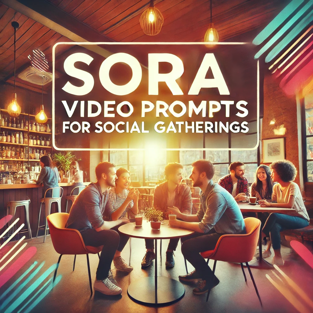 Sora Video Prompts for Social Gatherings and Events Scenes