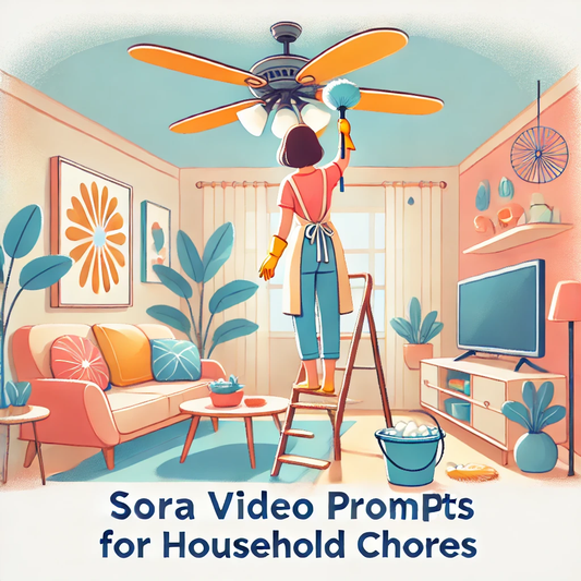 Sora Video Prompts for Household Chores Scenes