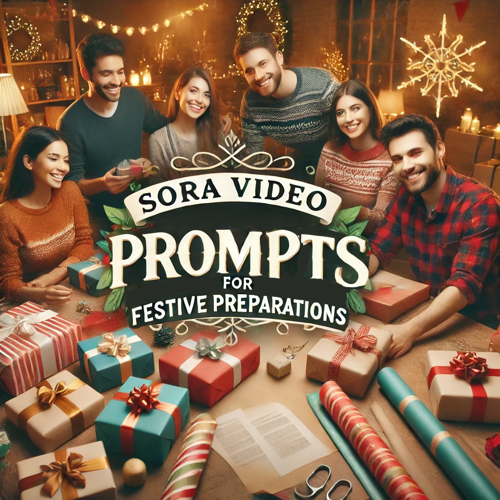 Sora Video Prompts for Festive Preparations Scenes
