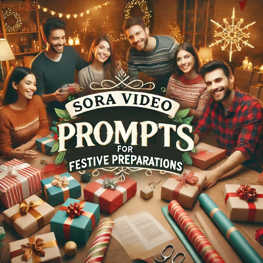 Sora Video Prompts for Festive Preparations Scenes