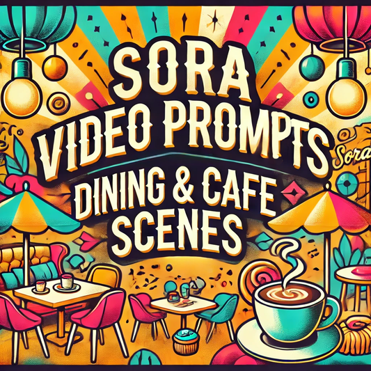 Sora Video Prompts for Dining & Cafes Scenes