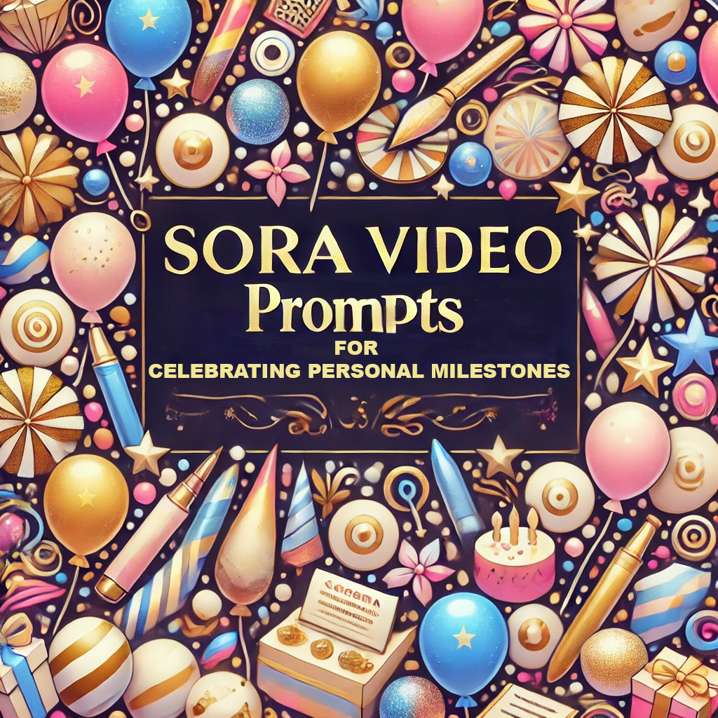 Sora Video Prompts for Celebrate Personal Milestones Scenes