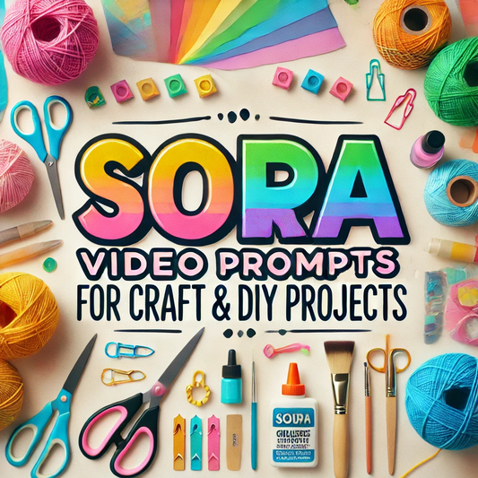 Sora Video Prompts for Crafting and DIY Projects Scenes