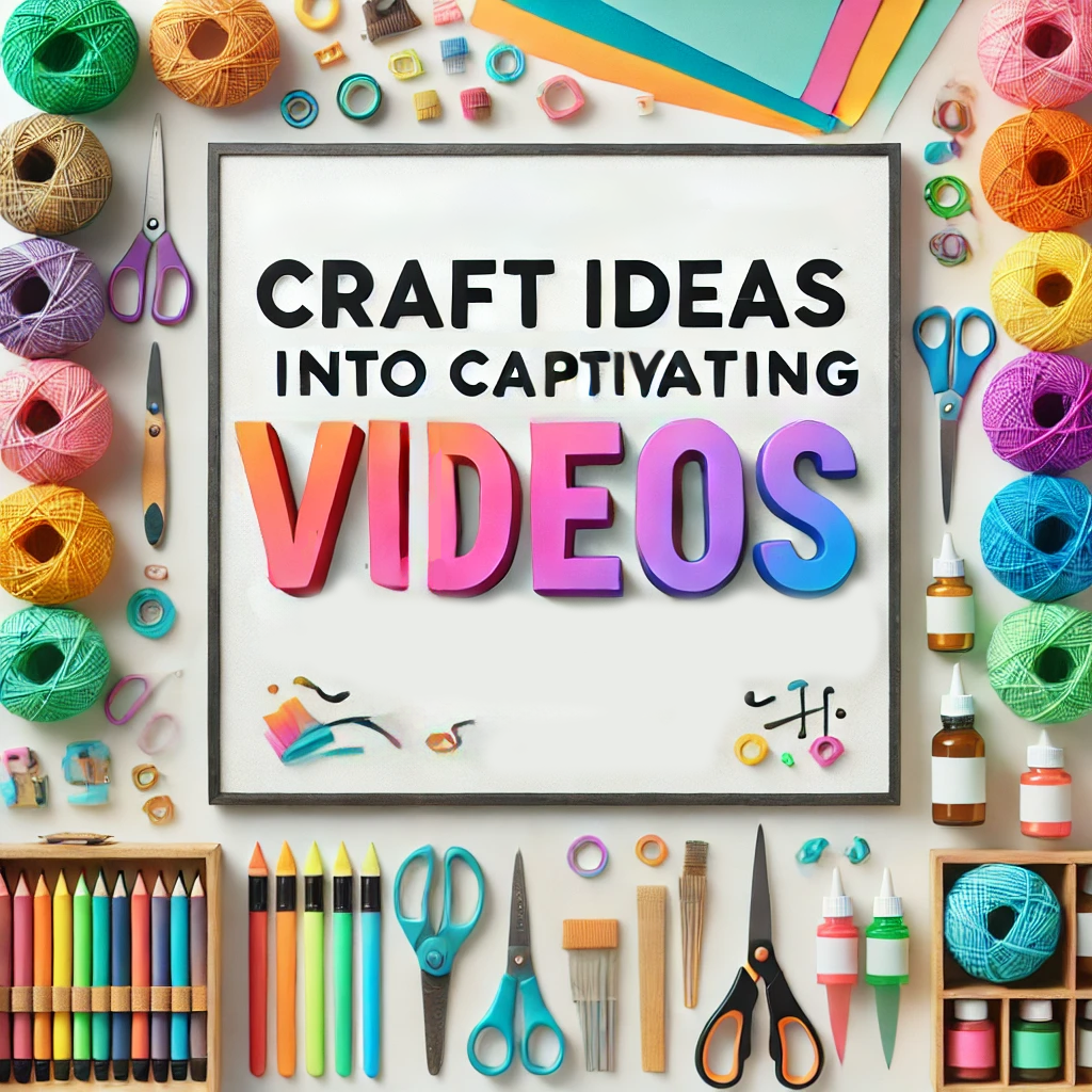 Sora Video Prompts for Crafting and DIY Projects Scenes