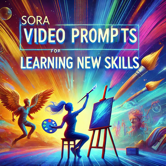 Sora Video Prompts for Learning New Skills Scenes