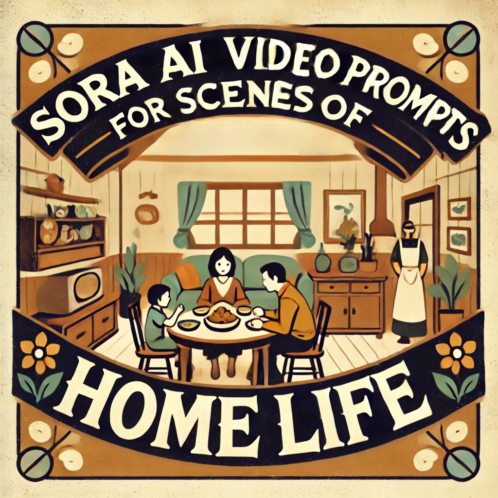Sora Video Prompts for Home Life Scenes