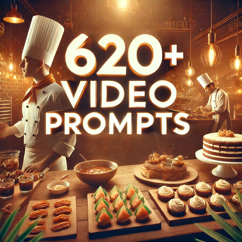 Sora Video Prompts for  Chef & Bakery Scenes