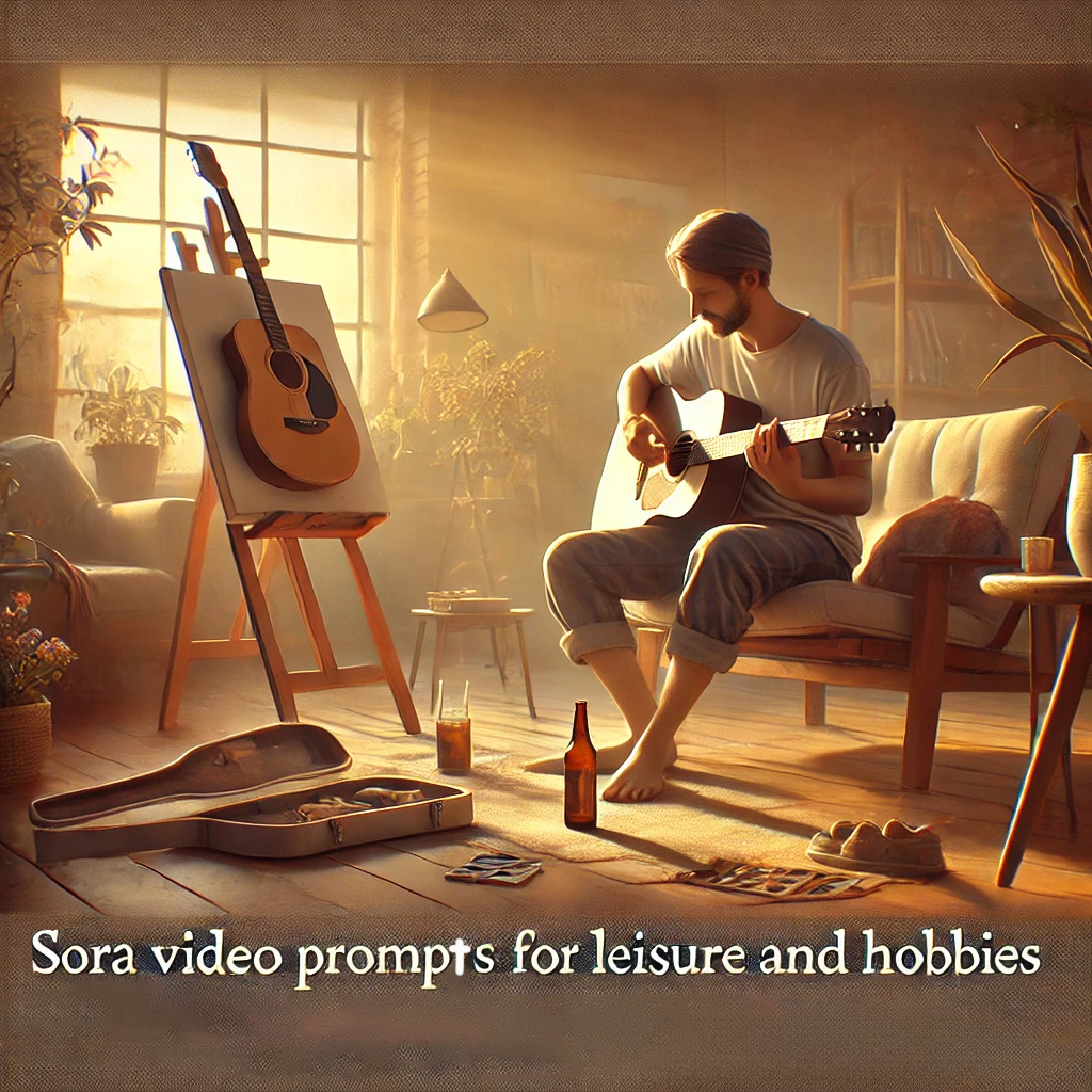 Sora Video Prompts for Leisure & Hobby Scenes