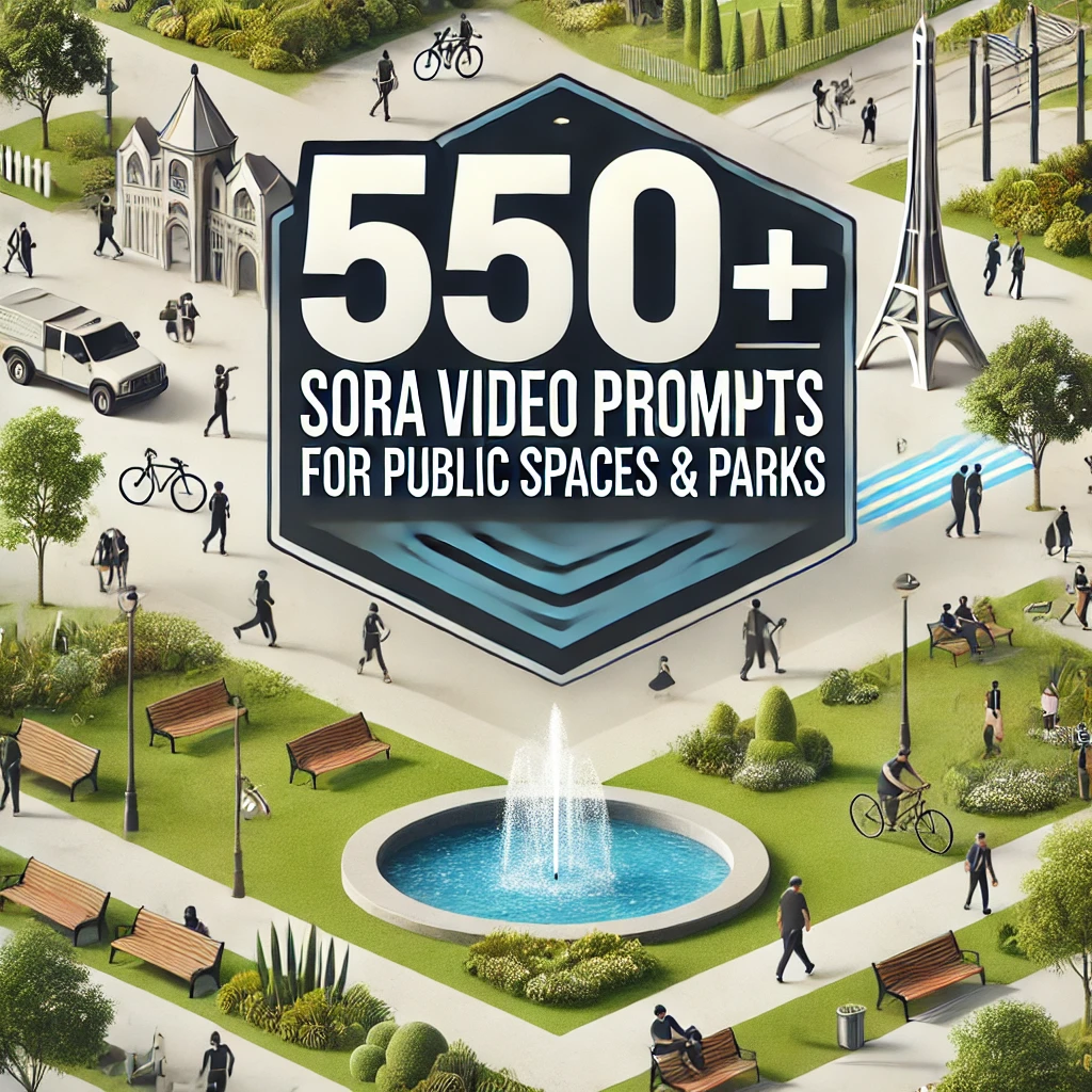 Sora Video Prompts for Park and Public Spaces Scenes