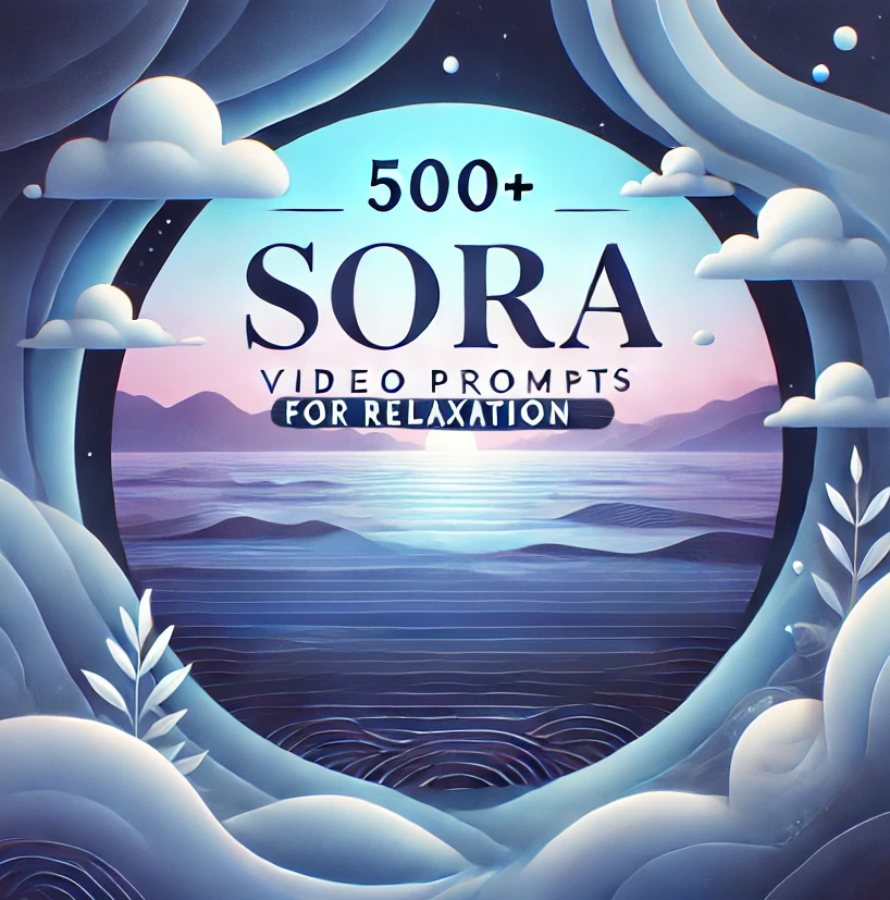 Sora Video Prompts for Relaxation & Downtime Scenes